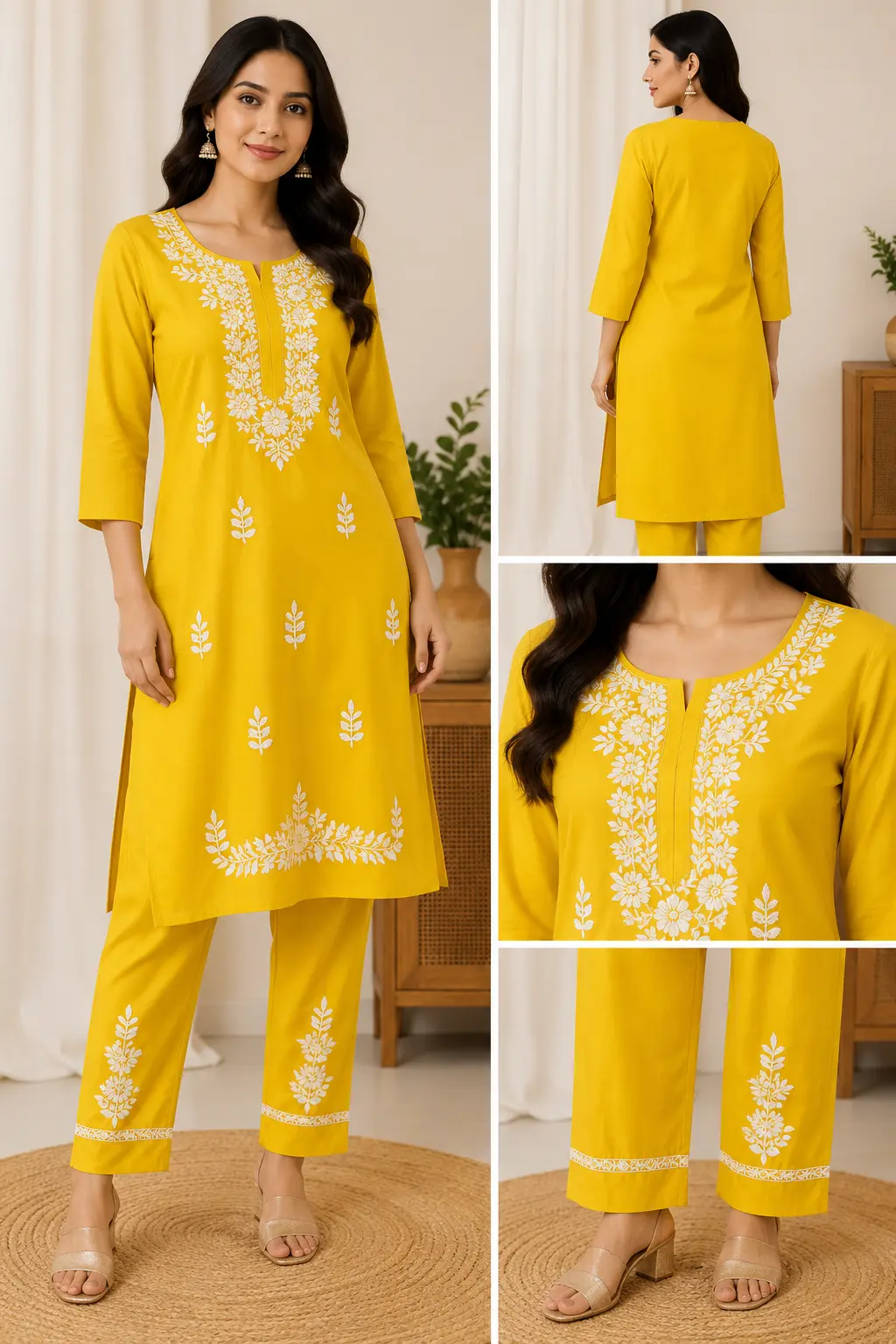 Kurti Set Mango Yellow