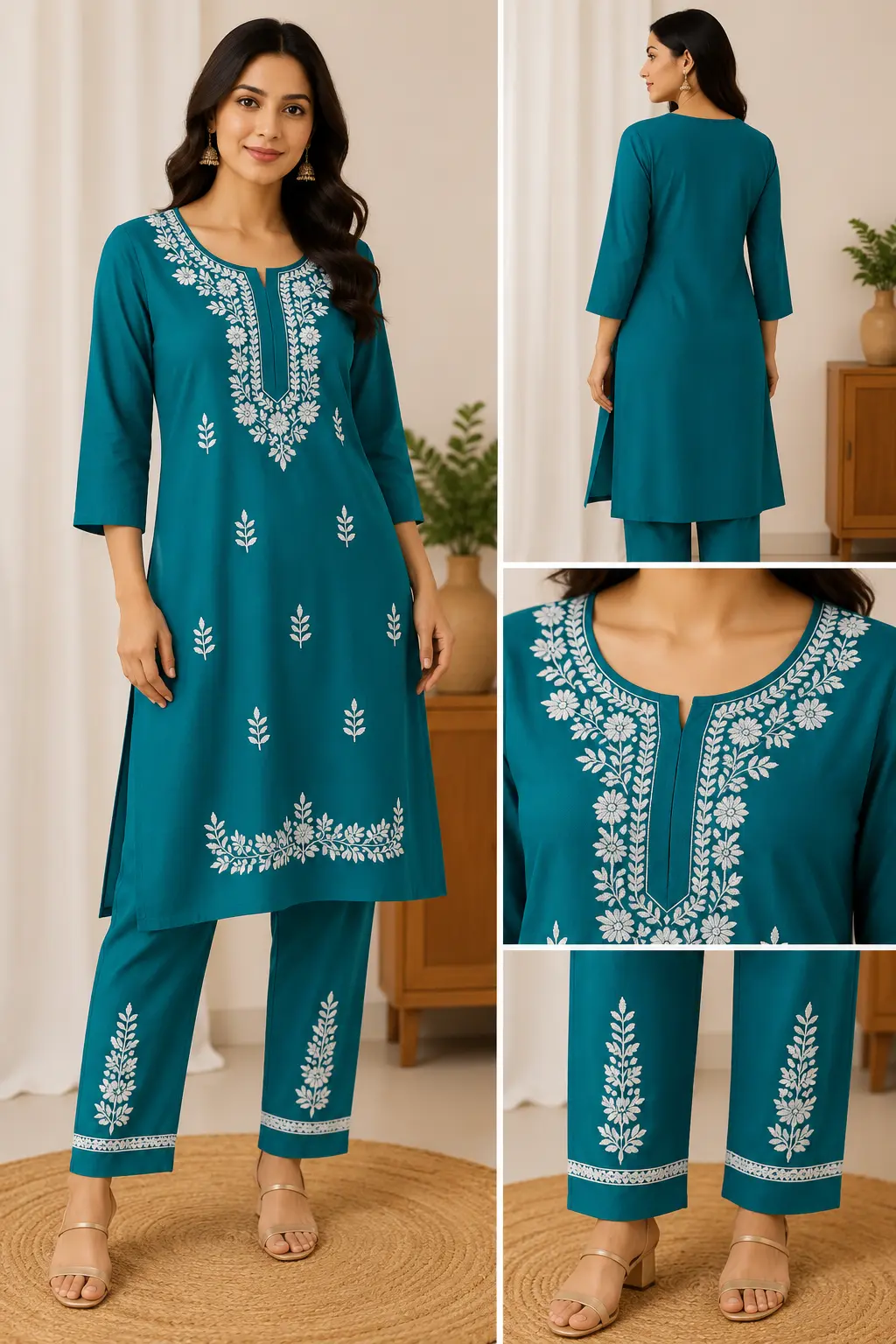 Kurti Set Teal